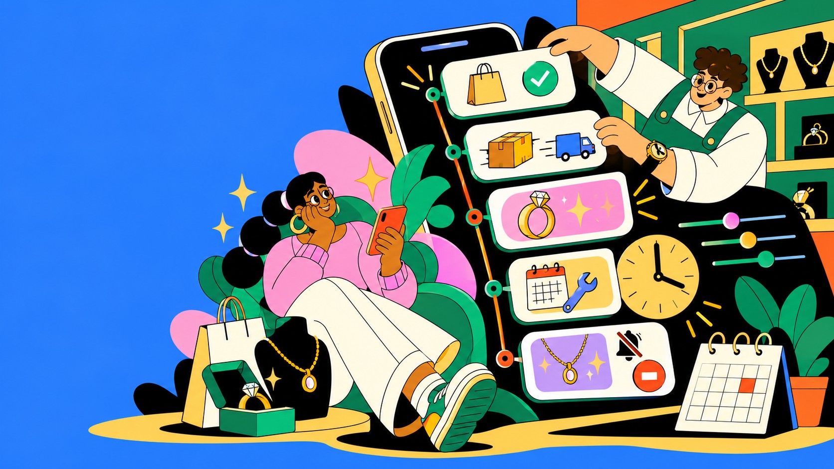 Timely jewelry updates, thoughtfully delivered